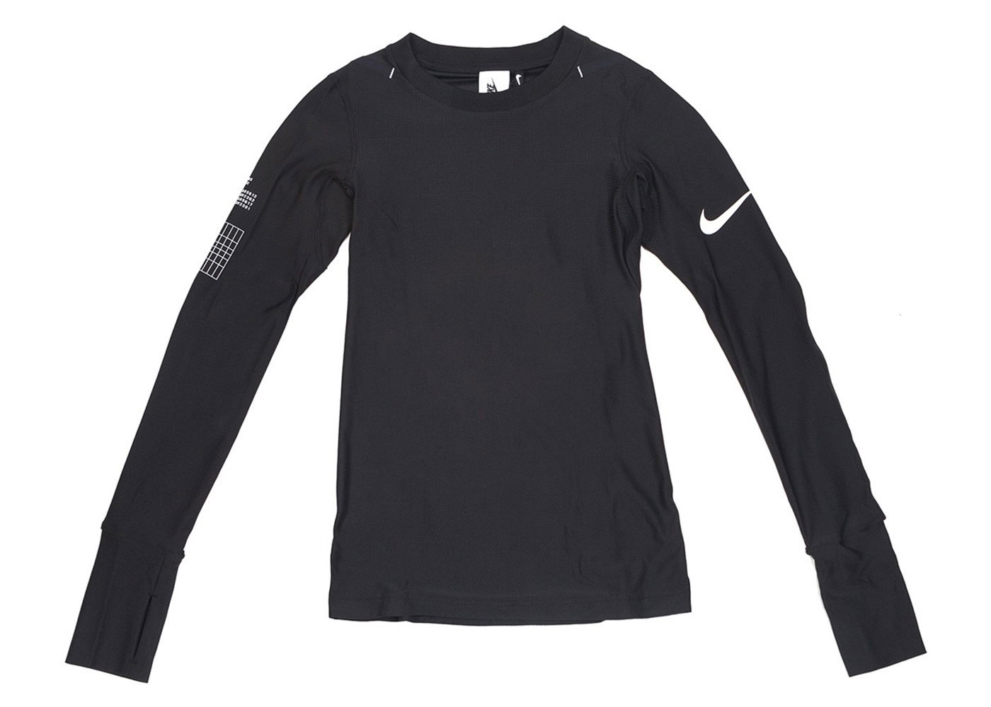 Košeľa Nike Long Sleeve Tee Čierna | BQ8040-010, 0