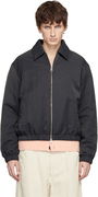 Collared Zip-Up Jacket Ami de Coeur