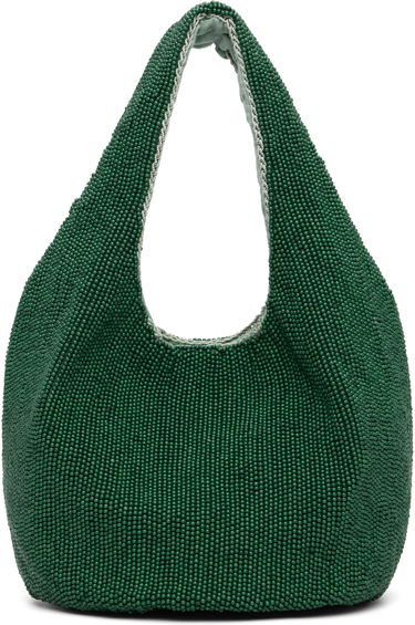 Tote bag JW Anderson Mini Beaded Shopper Tote Zelené | HB0744-FA0469, 0