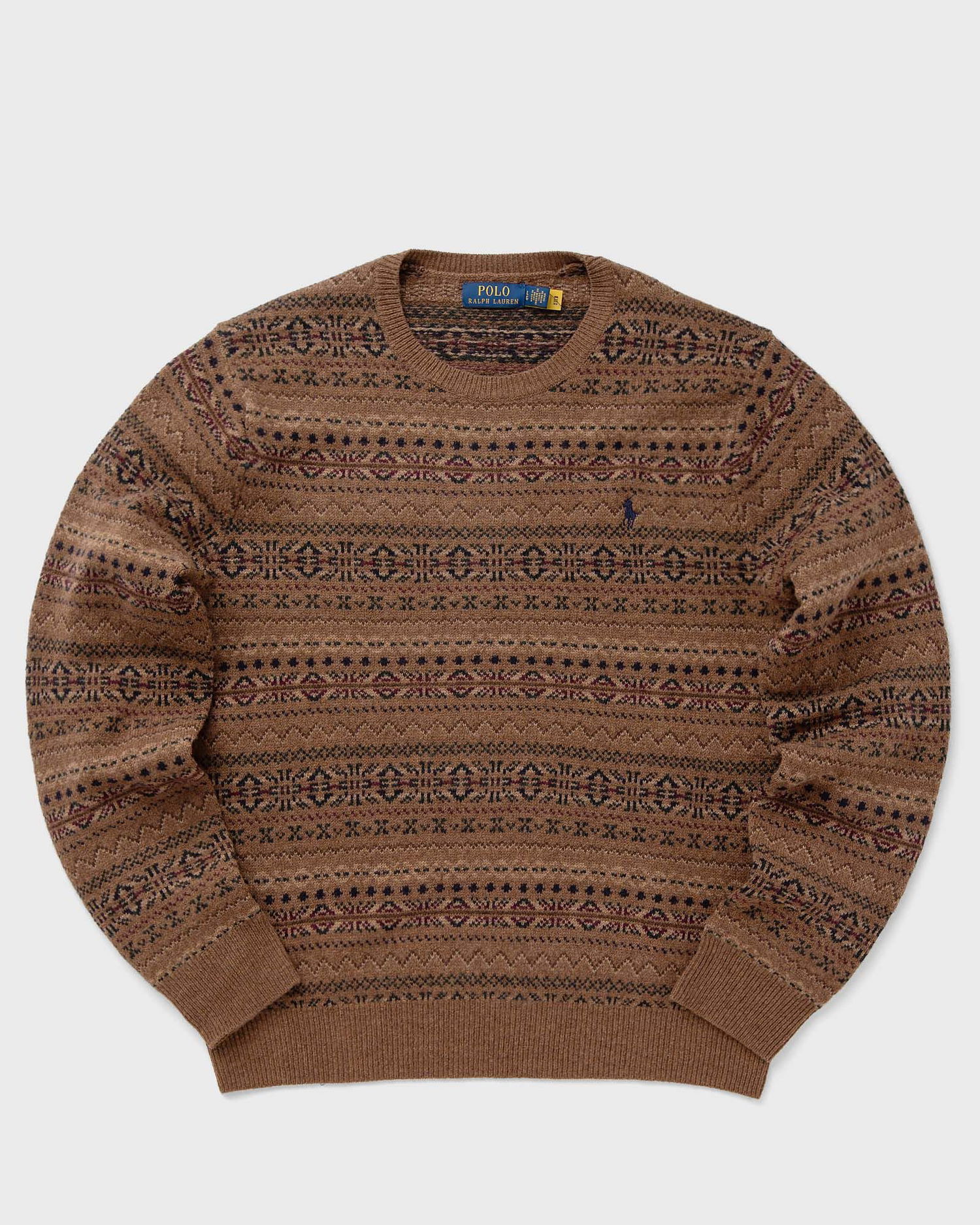 Sveter Polo by Ralph Lauren Polo Ralph Lauren LONG SLEEVE-PULLOVER men Hnedá | 710948862001, 0