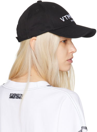Šiltovka VETEMENTS VTMNTS Paris Logo Cap Čierna | VL20CA300BW, 2