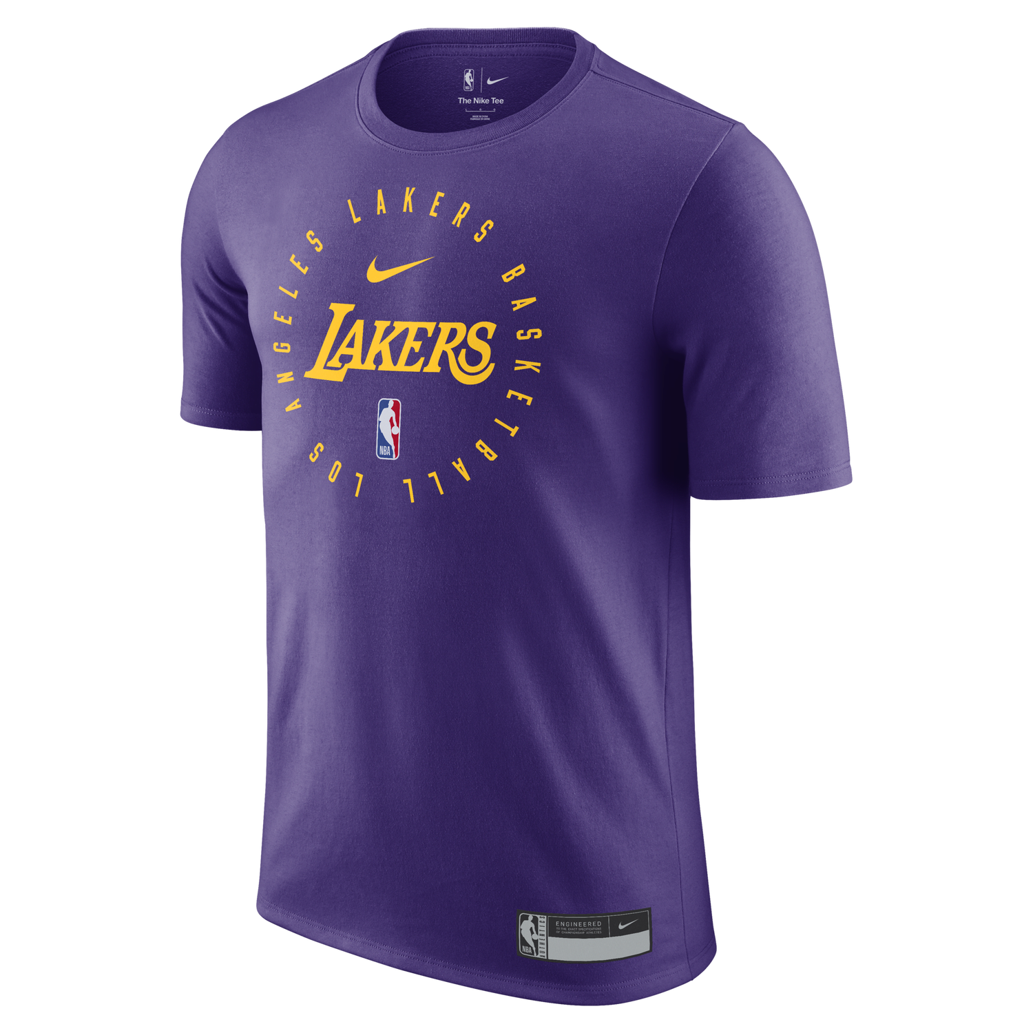 Tričko Nike NBA Dri-FIT Los Angeles Lakers Tee Fialová | HF0673-504, 0