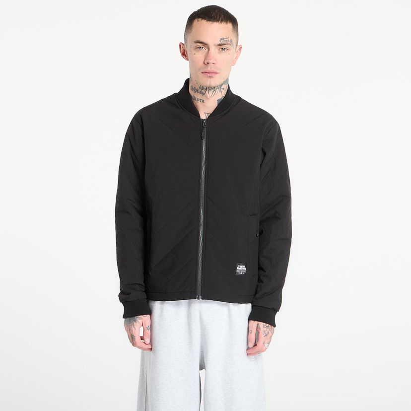 Bomber bunda Horsefeathers Rascal Quilted Bomber Jacket Čierna | TM080A