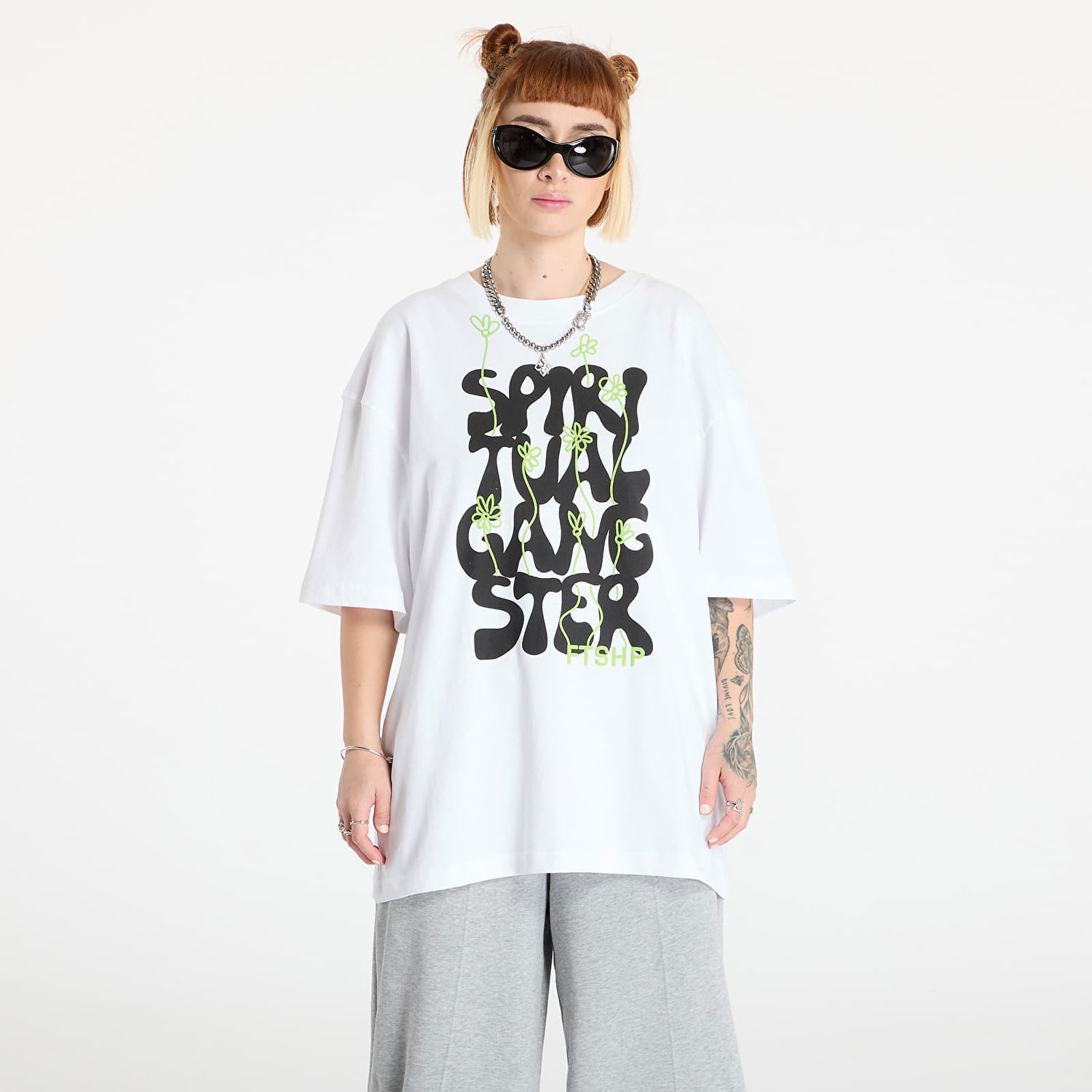 Tričko Footshop Spiritual Gangster Graphic T-Shirt Biela | FTSHP_389, 1