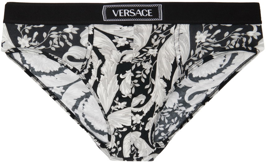 Nohavičky Versace Low-Rise Briefs Čierna | 1014036_1A11603, 0