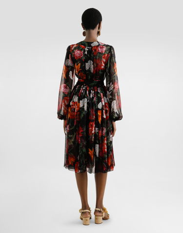 Šaty Dolce & Gabbana Dolce & Gabbana Floral Chiffon Wrap Dress Rôznofarebný | F6CNUTIS1Y4HN5PB, 2