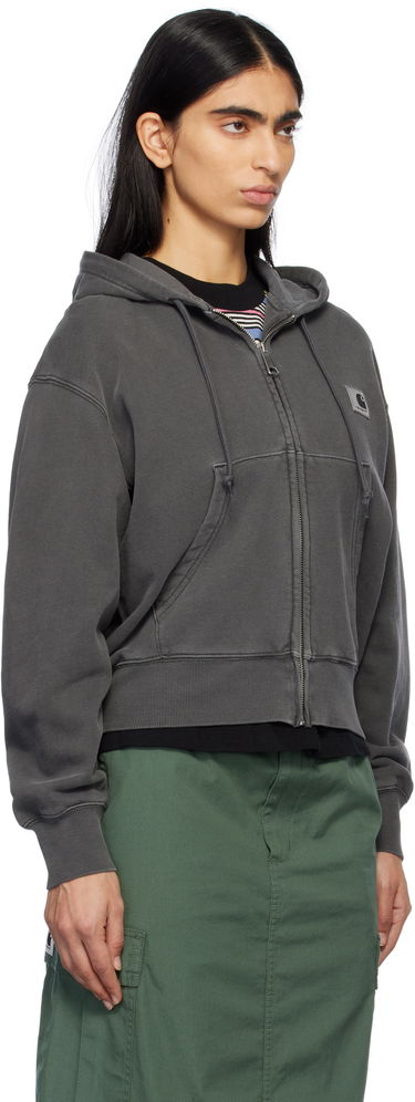 Mikina Carhartt WIP Hooded Nelson Garment Dyed Jacket Modrá | I033830_5, 4