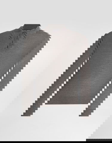 Polo tričko Dolce & Gabbana Dolce & Gabbana Cashmere Polo Shirt Šedá | GXZ25TJBW05N4032, 0