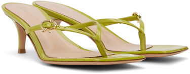 Doplnky Gianvito Rossi Gianvito Rossi Ribbon Thong Heeled Sandals Zelené | G15320.55RIC.VER, 3