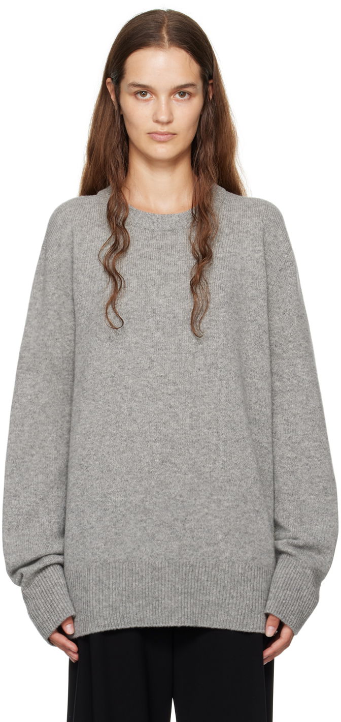 Sveter The Row Sweater Loose Fit Šedá | 5582-Y184, 0