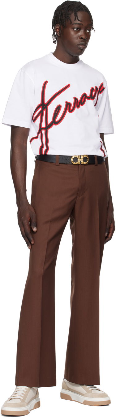 Opasok FERRAGAMO Salvatore Ferragamo Key Focus Reversible Belt Čierna | 776309, 2