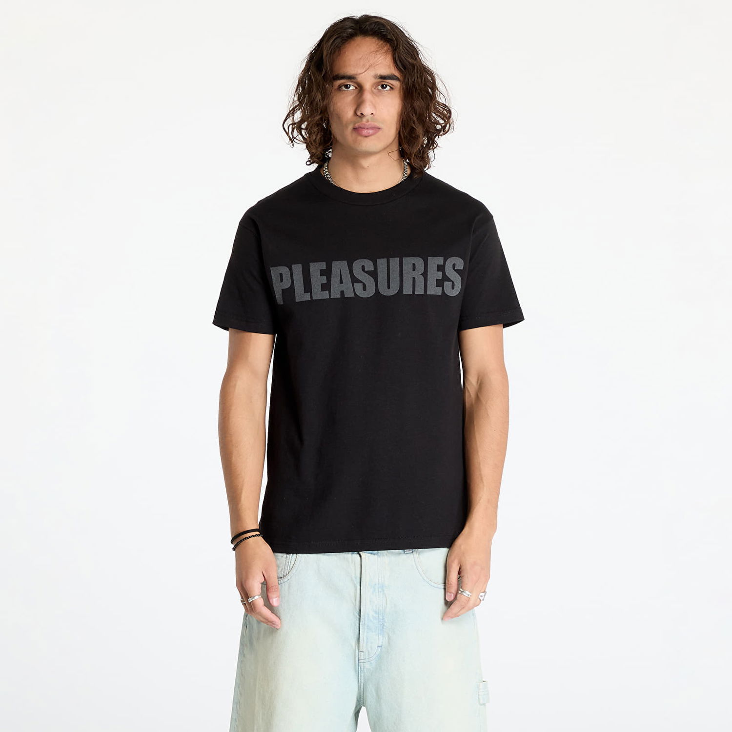 Tričko Pleasures Security T-Shirt Black Čierna | P24F069 BLACK, 0