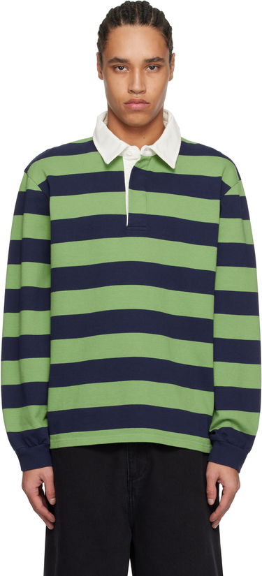 Polo tričko Palmes Striped Rugby Polo Zelené | P15-0028-638, 0