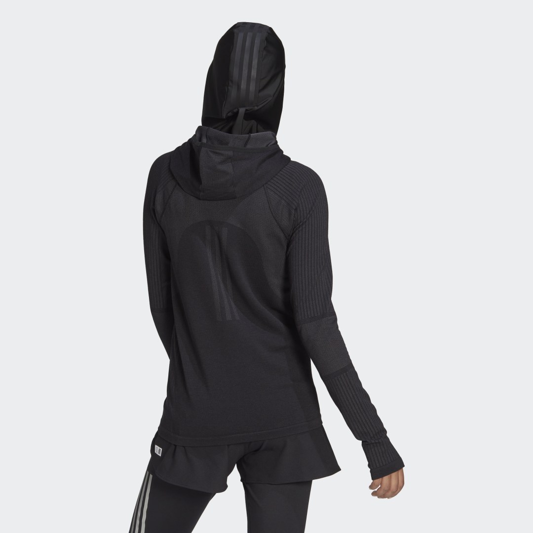 Mikina adidas Originals X-City Running Knit Hoodie Čierna | HK6482, 1