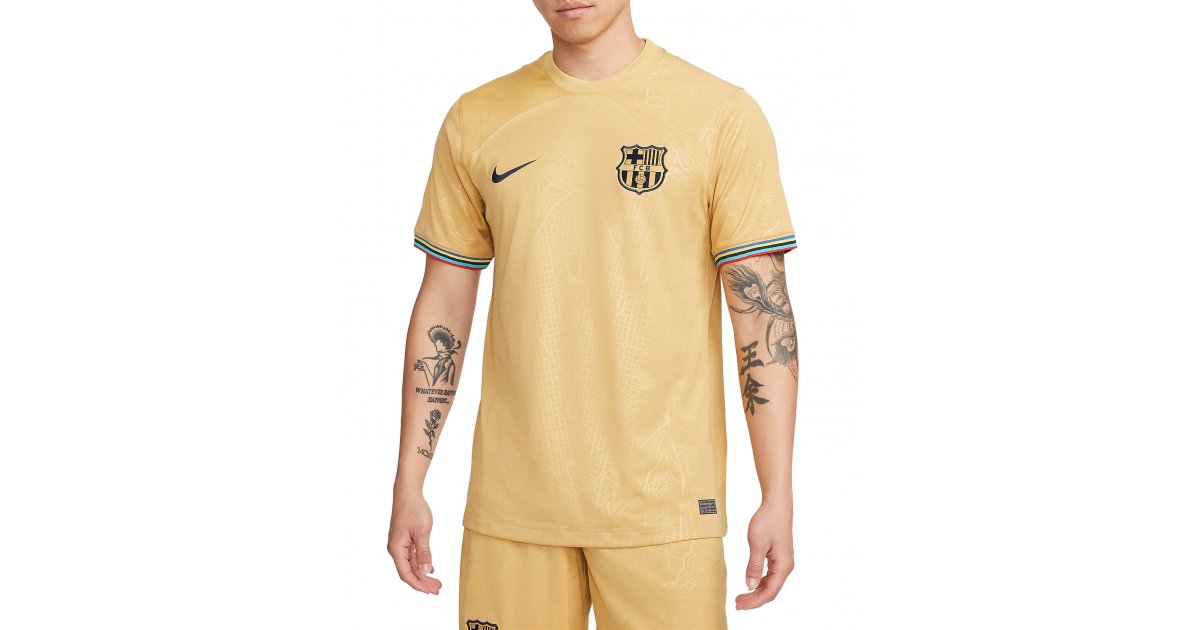 Tričko Nike FC Barcelona Stadium 2022/23 Soccer Jersey Žltá | dj7675-715, 1