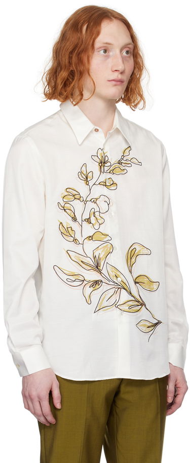 Košeľa Paul Smith Paul Smith Embroidered Shirt Biela | M1R-700YE-M02263-04, 1