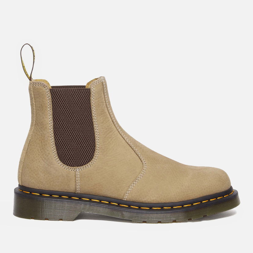 Tenisky a topánky Dr. Martens Men's 2976 Nubuck Chelsea Boots Béžová | 31697439