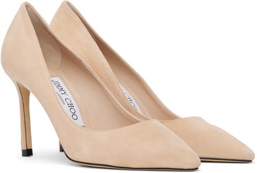 Tenisky a topánky Jimmy Choo Jimmy Choo Romy 85 Suede Heels Béžová | ROMY 85, 3