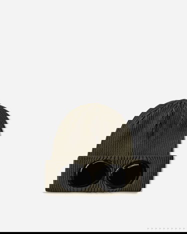 Kulicha C.P. Company Cotton Goggle Beanie Zelené | RSCMAC747A-000727A 683, 0