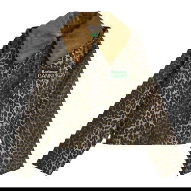 Kabáty Barbour Barbour x GANNI Leopard Print Hooded Wax Coat Rôznofarebný | LWX1529BK11, 1