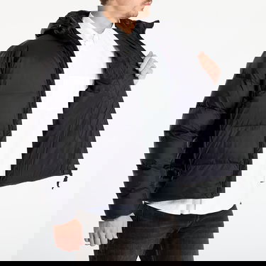 Prešívaná bunda Emporio Armani Hooded Puffer Mountain Polar Jacket Big Logo Čierna | 7M000694AF15956UC001, 3