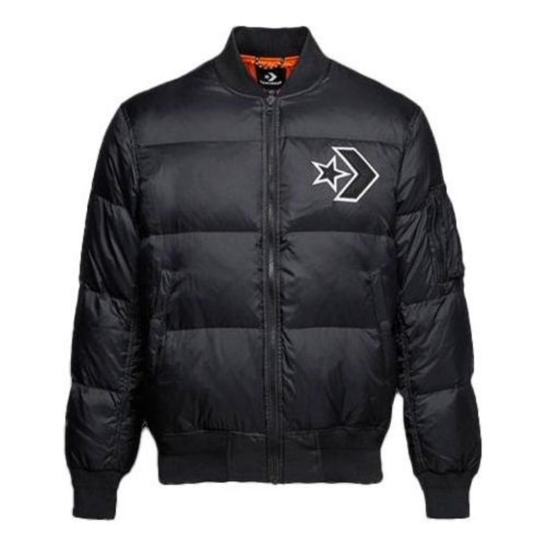 Bomber bunda Converse Star Chevron Down Jacket Čierna | 10006883-A01, 0