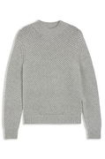 Structured Knit Virgin-Wool Sweater