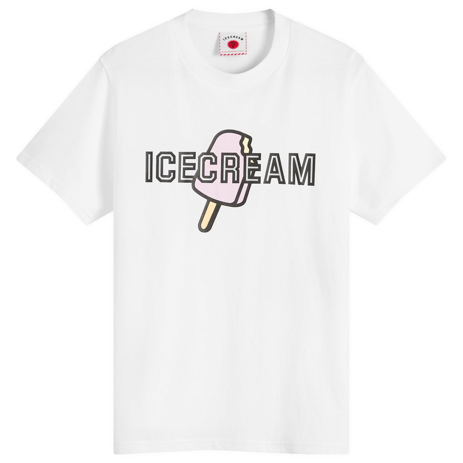 Tričko BBC IceCream Popsicle Graphic T-Shirt, Size Large Biela | ICWW25315-WHT, 1