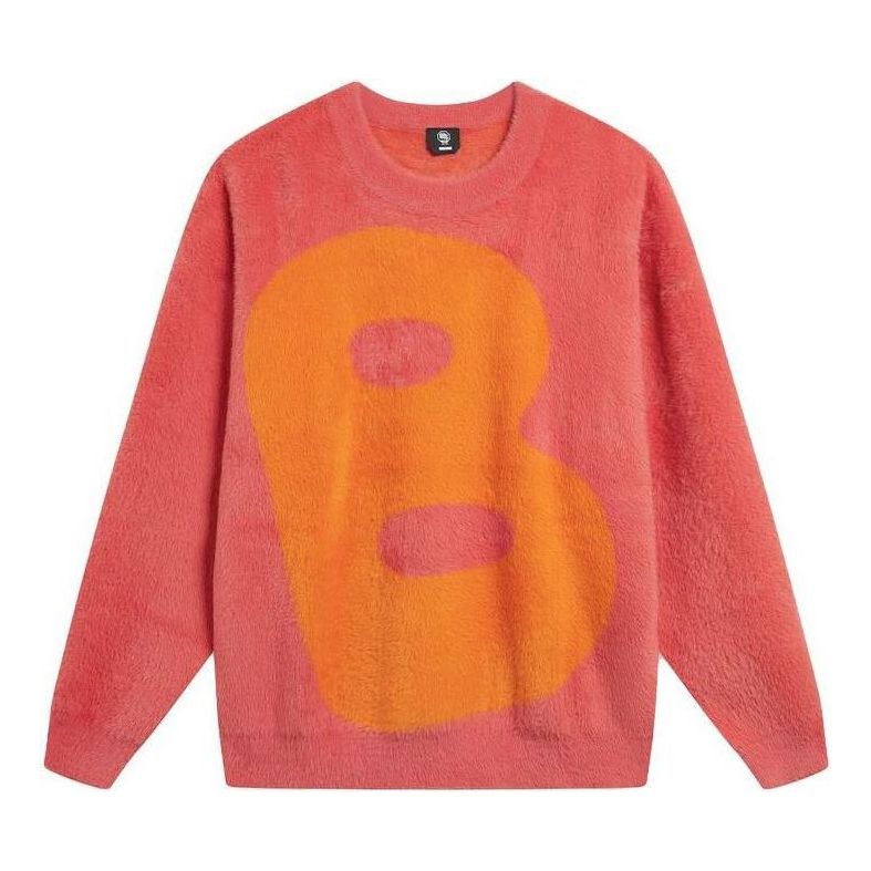 Sveter Li-Ning BadFive Big B Logo Knit Sweater Ružová | AMBT147-6