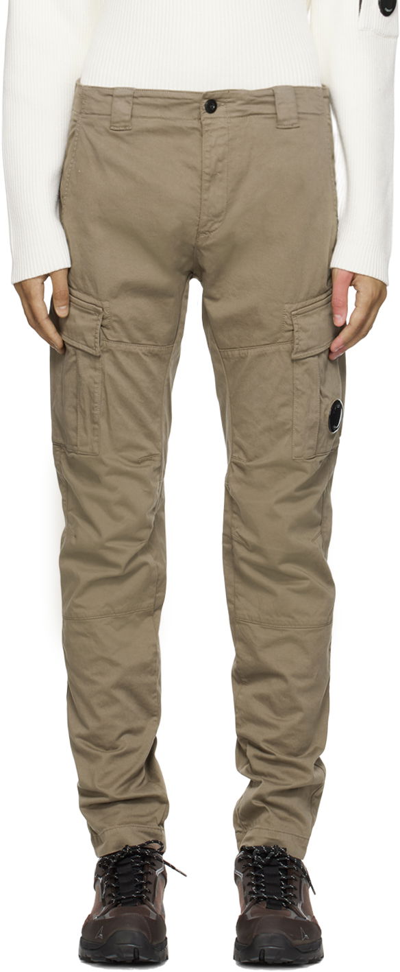 Cargo nohavice C.P. Company Lens Ergonomic Cargo Pants Béžová | 17CMPA186A-005529G, 0