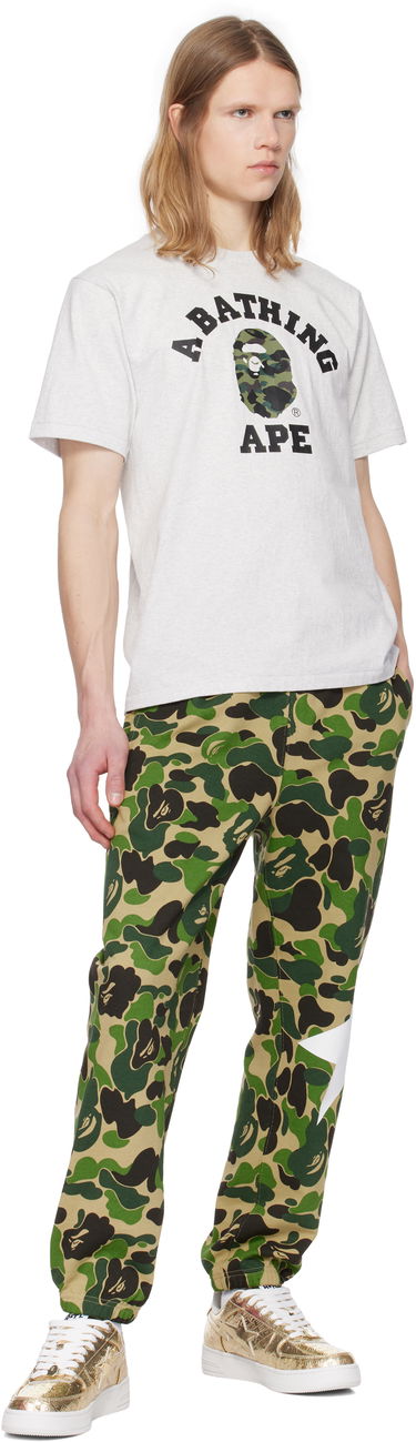 Tričko BAPE A Bathing Ape College T-Shirt Šedá | 001TEK801010M, 3