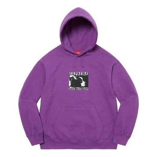 Mikina Supreme Dog Eat Dog Graphic Print Hoodie Fialová | SUP-SS22-186