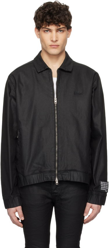 Bomber bunda Ksubi Ksubi Raider Harrington Waxed Denim Jacket Čierna | MPS25JK010, 0