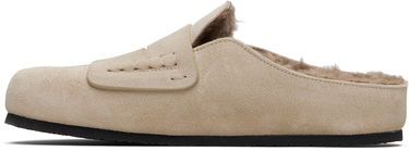 Tenisky a topánky Jacquemus 'The Mules' Suede Shearling Loafers Béžová | 25HFOM00186AC09M01, 2