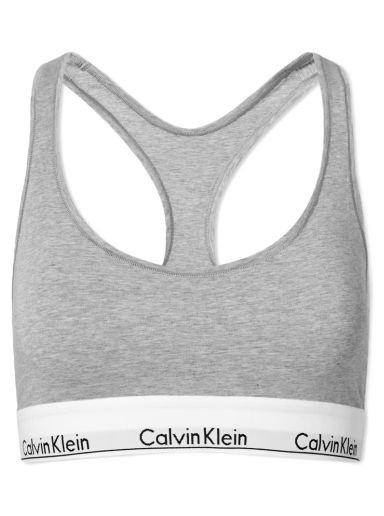 Podprsenka CALVIN KLEIN Unlined Bralette Šedá | 0000F3785E-020