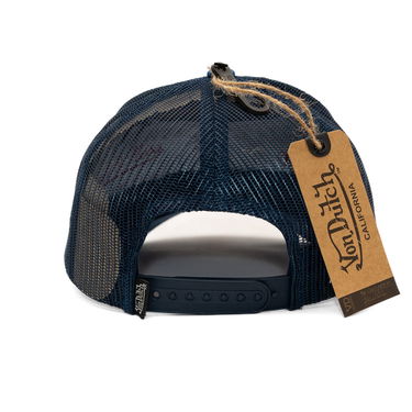 Šiltovka Von Dutch Von Dutch Classic Logo Trucker Cap Modrá | VD/0/CAS1/COL/BLU, 2