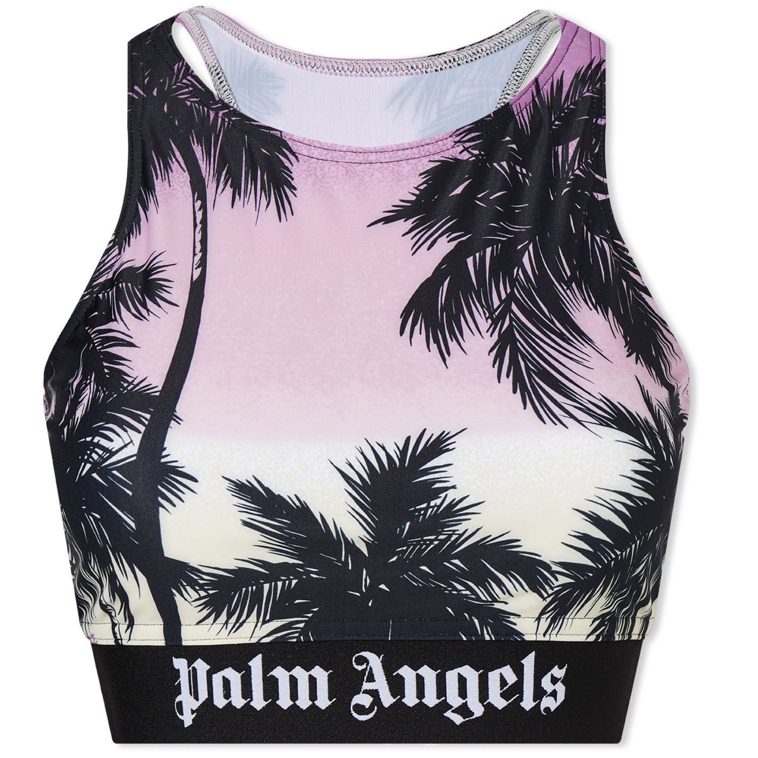 Tielko Palm Angels Pink Sunset Logo Sports Top Rôznofarebný | PWVO024S23FAB0033710, 0