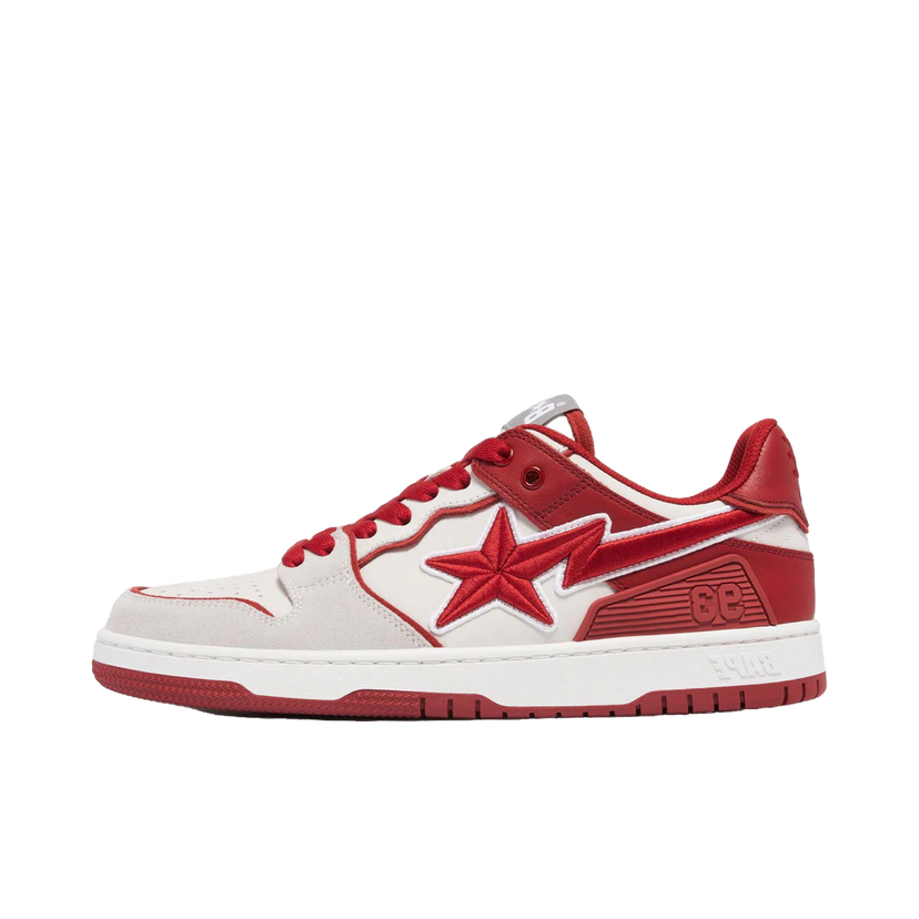 Tenisky a topánky BAPE A Bathing Ape Sk8 Sta #5 Red Červená | 1K30-191-312-RED/001FWK301312M-RED