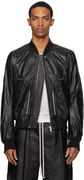 Rick Owens Bauhaus Flight Leather Bomber Jacket