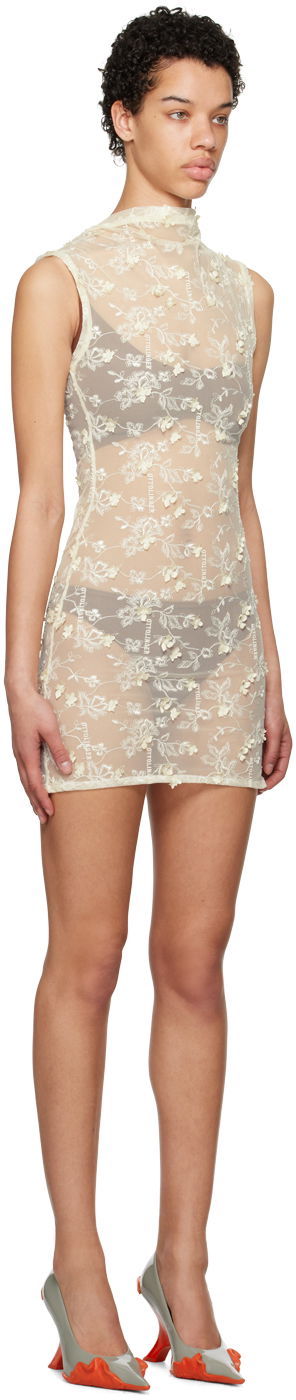 Šaty Ottolinger Ottolinger Floral Tulle Mini Dress Béžová | 1901301, 1