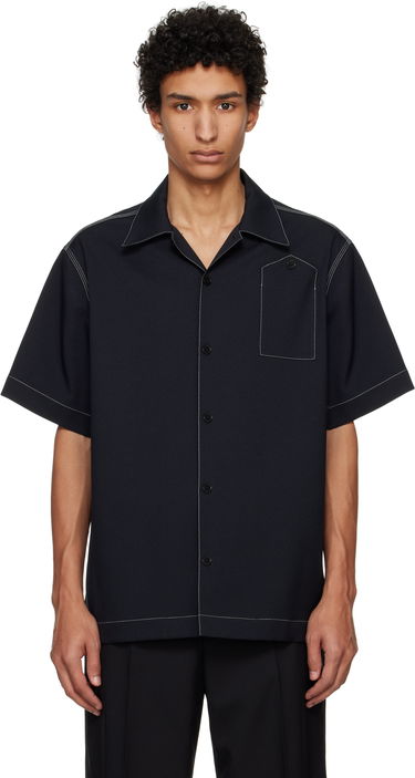 Košeľa Jil Sander Jil Sander Twill Camp Collar Shirt Čierna | J22DL0307_J70001, 0