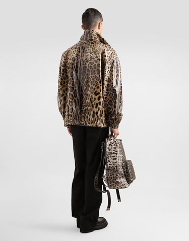 Bomber bunda Dolce & Gabbana Dolce & Gabbana Animal Print Technical Fabric Bomber Jacket Rôznofarebný | G9BLMTIS1B7HY13M, 2