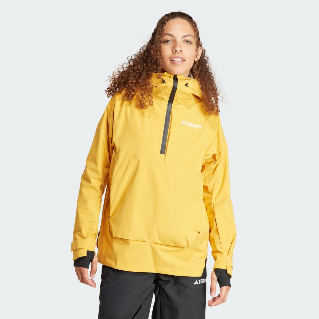 Vetrovka adidas Performance Terrex Xperior 2L Lined RAIN.RDY Žltá | BWF62, 1
