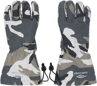 Rukavice Balenciaga Camouflage Print Ski Gloves Šedá | 805185-4E5B1-1277, 0
