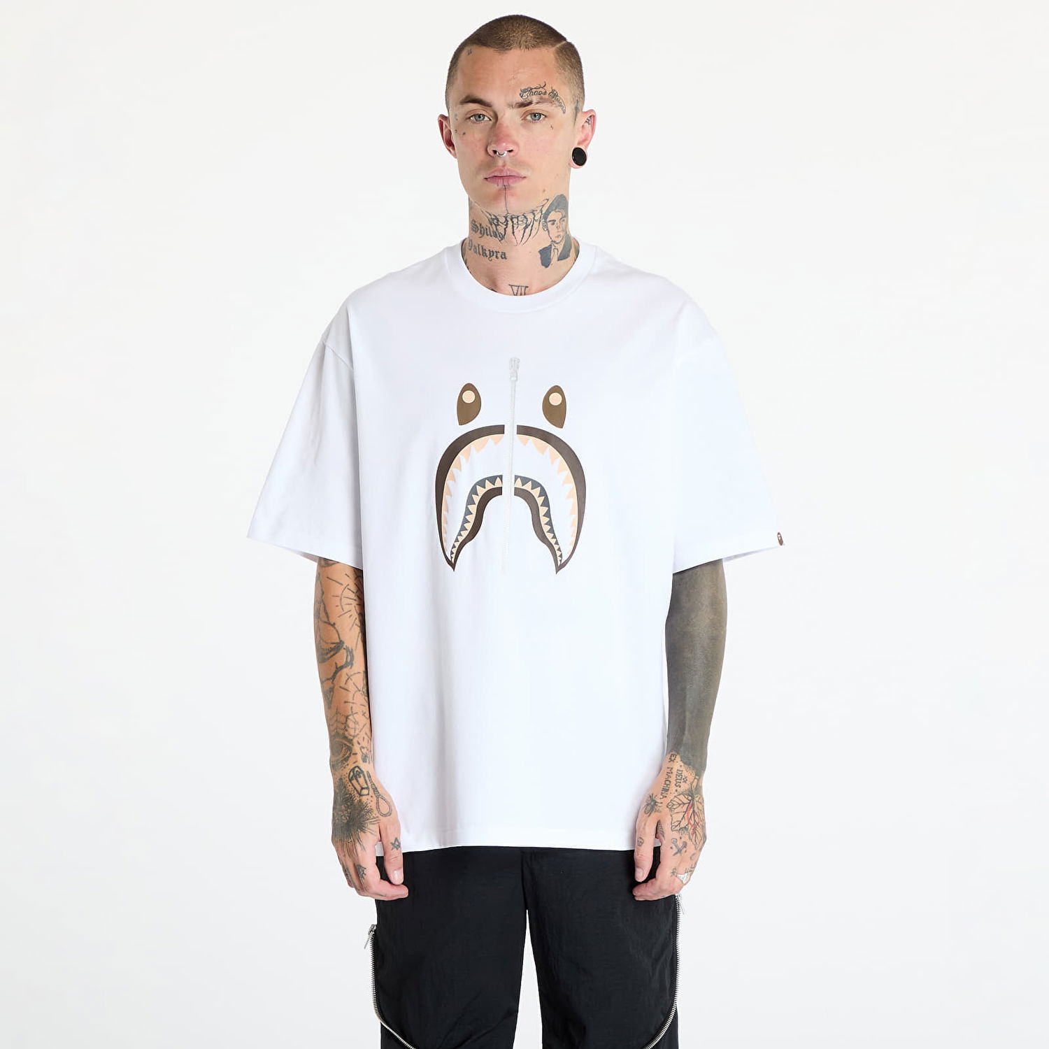 Tričko BAPE Shark Tee White Biela | 001TEK701312M WHT, 0