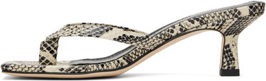 Doplnky Aeyde Aeyde Wilma Leather Toe-Post Heeled Sandals Béžová | A11-HS-LESS55CI72-SS25-100-043, 2