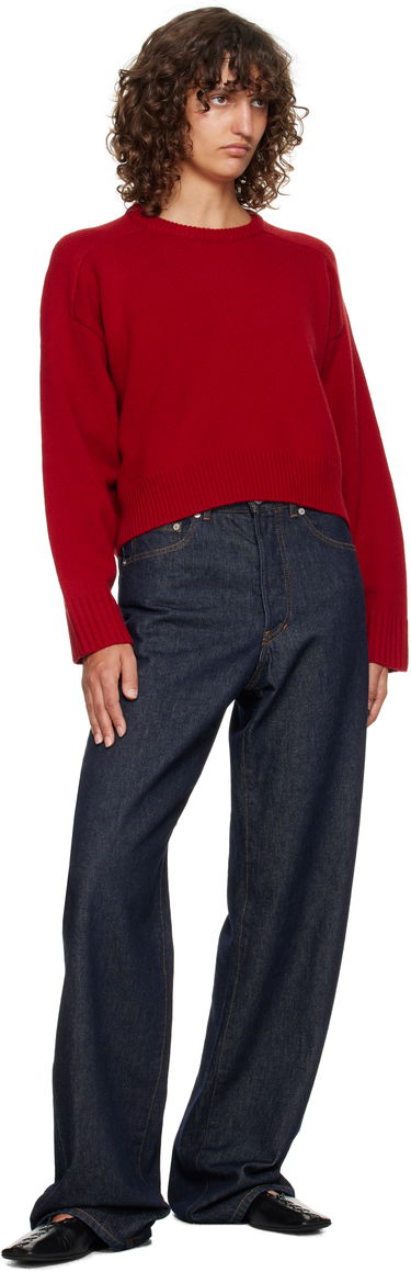 Sveter Loulou de Saison Loulou de Saison Bruzzi LDS Boxy Cashmere Sweater Červená | BRUZZI LDS, 3