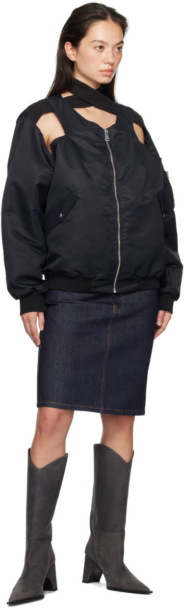 Sukňa Coperni Coperni Hybrid Denim Midi Skirt Modrá | COPJ62F2011, 3