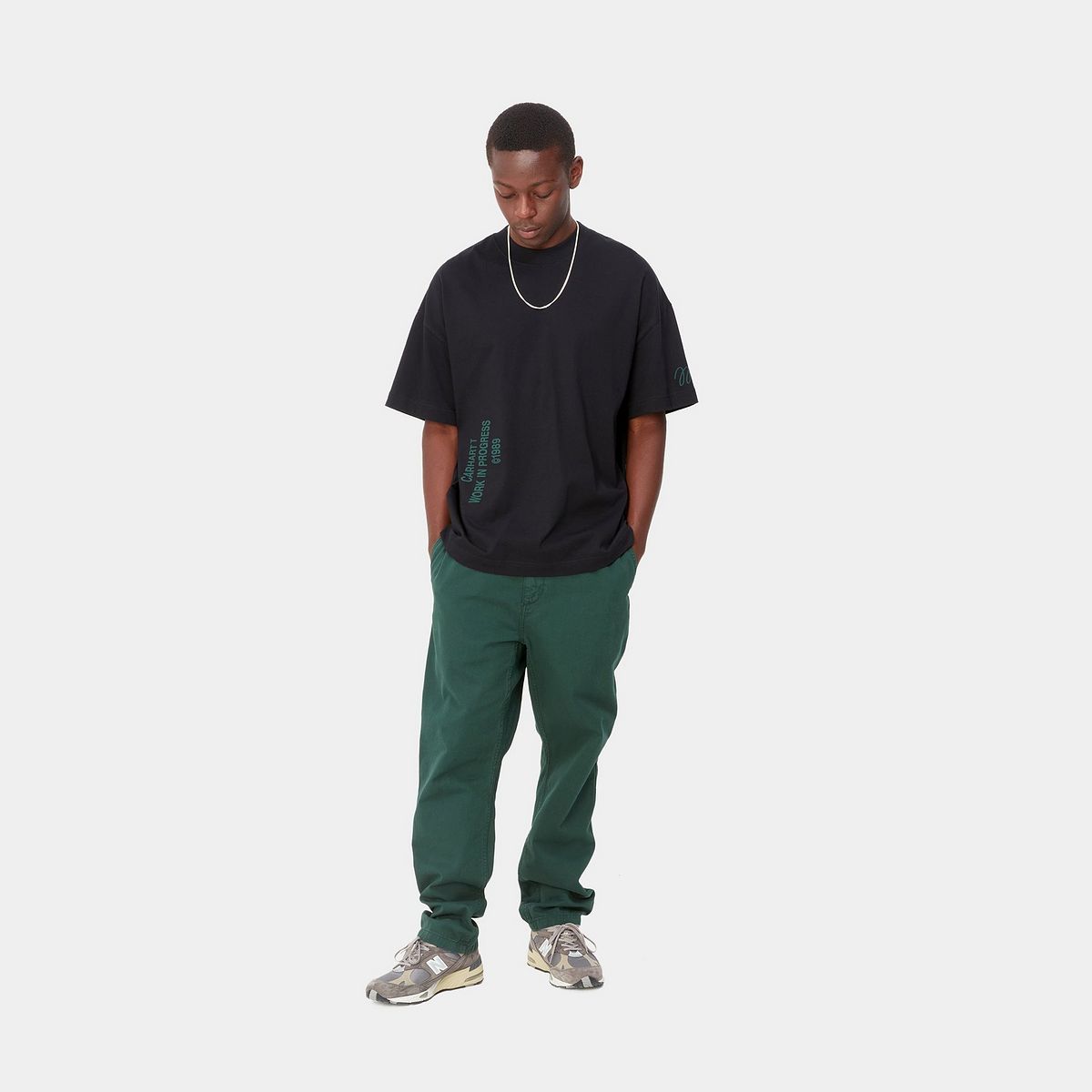 Flint Pant "Discovery Green garment dyed"