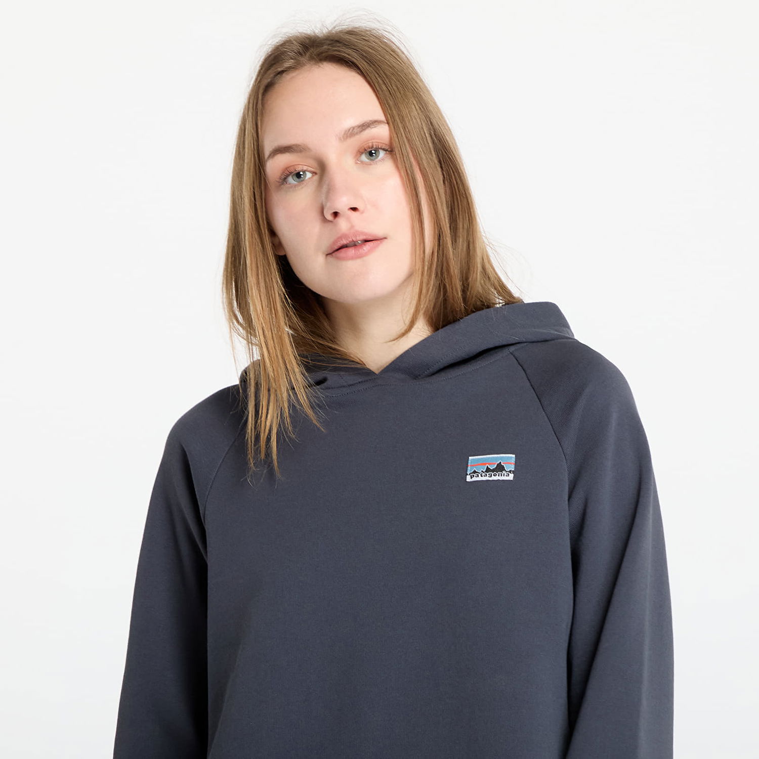 Mikina Patagonia Organic Cotton Cropped Hoodie Šedá | 42156 SMDB, 1